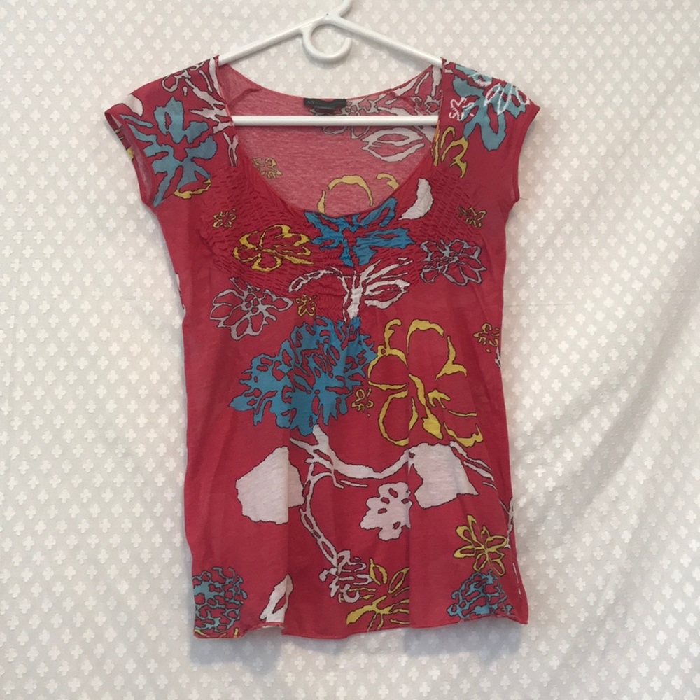Armani Exchange red floral, XS